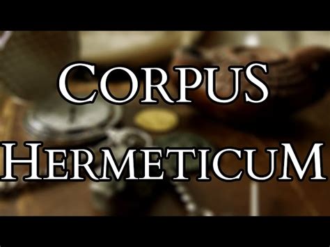 corpus hermeticum hermes trismegistos|Hermes Trismegistus and Hermetism .